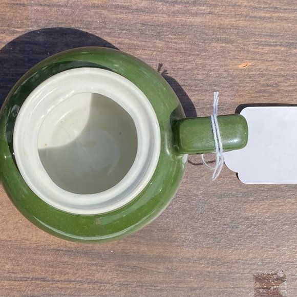 💙 Vintage Green Creamer Teapot - Picture 3 of 3